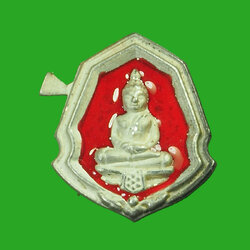 *31978 เหรียญลงยา พระพุทธโสธร เนื้อเงิน ไม่ทราบที่และปีสร้าง 25