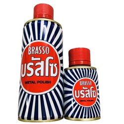 Brasso บรัสโซ น้ำยาขัดโลหะ 100ml. *ยังมีของนิดหน่อย* (ราคารวมแวท) น้ำยาขัดเงาโลหะ ขัดโลหะ น้ำยาขัดเงา