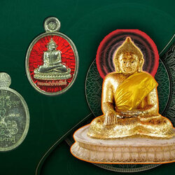 *33345 เหรียญหลวงพ่อสำเร็จ ศักดิ์สิทธิ์ หนองตาโล่ห์ รุ่นมหาเศรษฐี หมายเลขประจำองค์ 137 ปี 2563 เนื้อเงินลงยา กล่องเดิม 81