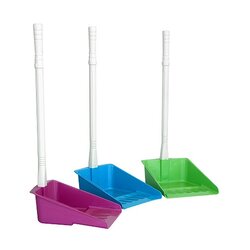 โกยผง PVC สีหวาน ด้ามล็อค No.519A ที่โกยผง (1 โหล ราคารวมแวท) โกยผง ที่ตักขยะ ที่ตักขยะอเนกประสงค์ ที่ตักขยะพลาสติก ที่ตักผง ที่โกยผง