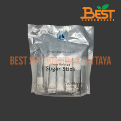 มิตรผล น้ำตาลทรายขาวบริสุทธิ์ 6 กรัม x 50 ซอง. Mitr Phol. Pure Refined Sugar Stick. 6 g. x 50 Stick.