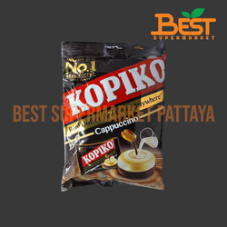 โกปิโก้ ลูกอมรสคาปูชิโน่ 100 เม็ด 350 กรัม.Kopiko Cappuccino 100 pieces 350g.