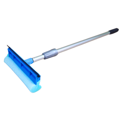 ไม้เช็ดกระจกขนาด 10" ด้ามอลูมีเนียม ยืด-หดได้ ปรับได้สูงสุด 1.20 ม.(ราคารวมแวท) ฟองน้ำเช็ดกระจก {รหัสสินค้า2301704903}