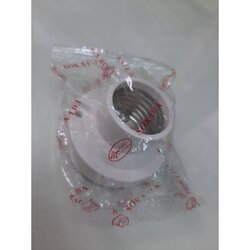 ขั้วไฟแป้นเกลียว PVC (ราคารวมแวท) ขั้วหลอดไฟ ขั้วห้อยกระเบื้อง ขั้วกระเบื้องแป้นเกลียว ขั้วยางกันน้ำ {2500404901}