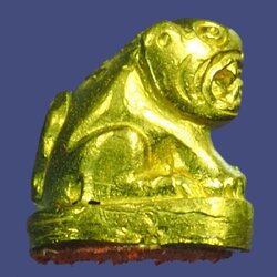 ขายแล้ว*40022 เสือจิ๋ว รุ่นแรก หลวงพ่อเพี้ยน วัดเกริ่นกฐิน ลพบุรี ปี 2549 เนื้่อทองเหลือง 12