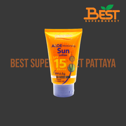 พี.โอ.แคร์ อโล มอยส์เจอร์ไรซิ่ง ซัน โลชั่น 120 มล. P.O.Care Aloe Moisturizing Sun Lotion SPF15 PA+++ 120 ml.
