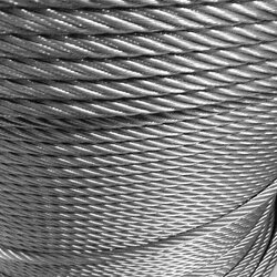 ลวดสลิง ขายส่ง ม้วนละ 200 เมตร (ราคารวมแวท) ลวดสลิงใช้สำหรับผูกหรือยึดวัตถุสิ่งของที่มีน้ำหนัก