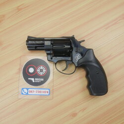 EKOL VIPER 2.5" BLACK แบลงค์กัน ลูกโม่ 2.5 นิ้ว สีดำ Smith & Wesson Revolver BLANK GUN