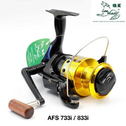 รอกหมาป่าสปินนิ่ง รุ่น AFS ซีรี่ย์ AFS833i / AFS733i สีทอง รอกหมาป่าใช้ไปเถอะทนจริง !!