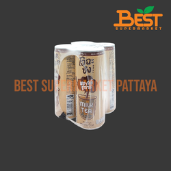 โอฉะซัง เครื่องดื่มชานมไข่มุก สูตรบราวน์ชูก้า แพ็ค 4 230 มล.Ochasan Brown Sugar Milk Tea Drink with Boba Pack 4 230 ml.