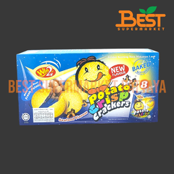 วินทู แครกเกอร์มันฝรั่งอบกรอบ รสซีฟู้ด 160 กรัม.Win2 Baked Potato Crisp Seafood Flavour 160 g.