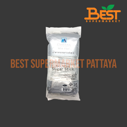 มิตรผล น้ำตาลทรายขาวบริสุทธิ์ 6 กรัม x 100 ซอง. Mitr Phol. Pure Refined Sugar Stick. 6 g. x 100 Stick.
