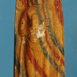 *27821 พระร่วงสายรุ้ง ด้านหลังปั้มตรา ยช 2519 ไม่ทราบที่เนื้อผงน้ำมัน 9