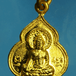 *27632 เหรียญพระพุทธ วัดดอนยานนาวา ปี 2518 กรุงเทพ กระหลั่ยทอง 18