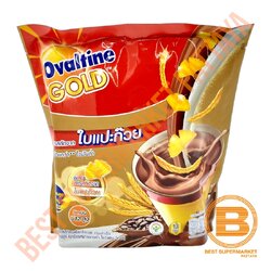 โอวัลตินโกลด์ ปรุงสำเร็จ สูตรแคลเซียมสูง 30 กรัม x 12 ซอง Ovaltine Gold High Calcium 30 g. x 12 Sachets