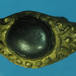 *27503 แหวนหัวนิลเนื้อทองผสม เก่าไม่ทราบที่ 12