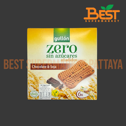 กูยอง บิสกิตผสมช็อกโกแลตชิพส์ ไม่เติมน้ำตาล 144 กรัม.No Sugar Added Chocolate & Soya144 g.(Gullon Brand)