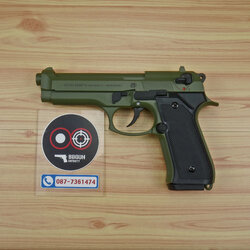 แบลงค์กัน Retay M92 สีเขียวเข้ม Dark Green Blank Gun Beretta M92 รีเท บาเร็ตต้า เอ็ม 92