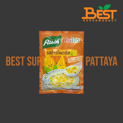 คนอร์ คัพโจ๊กรสข้าวโพดชีส 28 กรัม. Knorr Cup Porridge Corn Cheese Flavour 28 g.