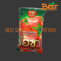 โอชา ซอสมะเขือเทศ 900 กรัม.Fresh & Deli Tomato Ketchup 900 g.