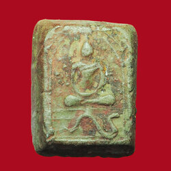 *31078 หลวงพ่อเล็ก วัดท่าอิฐ จ.ฉะเชิงเทรา ปี 2484 พิมพ์งูเล็ก (ปีมะเส็ง) 9.1