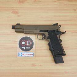 บีบีกันอัดแก๊ส Army Armament R32-1 Kimber Custom สีทราย (Tan) BB GUN