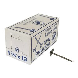 ตะปูตอกสังกะสี ตรานายช่าง ขายส่ง(ราคารวมแวท) (บรรจุ 40 ตัว/กล่องเล็ก) (ยกลังละ 50 กล่องเล็ก) ตะปูตอกสังกะสี ตะปูสังกะสี