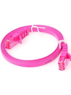 สายแลน Link US-5041-7 CAT 5E UTP FLAT PATCH CORD 1 M.