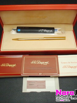 ST.Dupont ปากกา ดูปองท์ ของแท้ ผลิตจากฝรั่งเศส เคลือบทองคำแท้ 24K ปากกาหลุดจำนำ