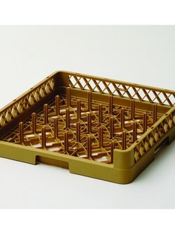 PT-15 ลังพลาสติกสำหรับเก็บจาน ถาด แบบมีหมุด 25 อันเปิด 1 ข้าง