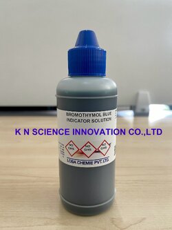Bromothymol blue solution, indicator pH 6.0-7.6 76-59-5 ,125 ml , Loba 2350B00125