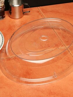 PCO-14 ฝาครอบจานใสแบบวงรี 14 นิ้ว