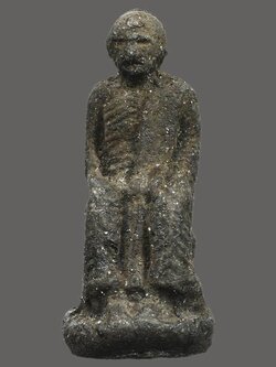 รูปหล่อเนื้อผง หลวงปู่เทพโลกอุดร ไม่ทราบที่ (SKU-01770)