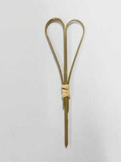 WCP170 ไม้จิ้มค็อกเทลหรือไม้บาร์บีคิวสีเขียวแบบกรรไกร