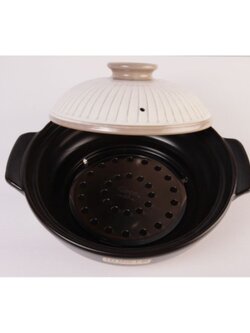 191-5911 Kikka 9 go IH หม้อเคลือบดินเผา(GINPO) ขนาดบรรจุ 2.4 ลิตร