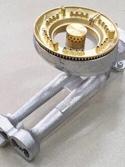 หัวเตาทองเหลืองแท้ LUCKY FLAME ของแท้ 100% รุ่น HQ-712S หรือตระกูล HQ-712 ทั้งหมดยกเว้น 712ss แบบครบชุด