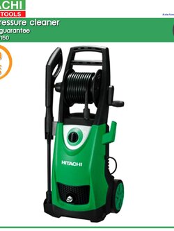 HITACHI เครื่องฉีดน้ำ แรงดันสูง ขนาด 150 Bar รุ่น AW150