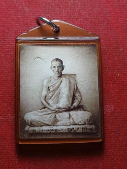 รูปถ่ายหลวงพ่อกวย วัดโฆสิตาราม จ.ชัยนาท บูรณะวิหาร วัดเขาใหญ่ ปี 2563 (SKU-08877)