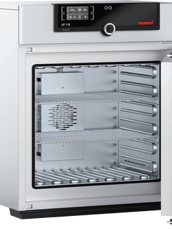 ตู้อบลมร้อน (Hot air oven) รุ่น UF110, แบบมีพัดลม,ขนาดความจุ 108 ลิตร, ยี่ห้อ Memmert UF110