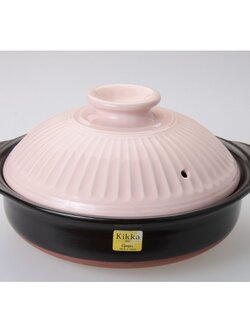 193-0811 kikka 8 go หม้อเคลือบดินเผา(GINPO) ขนาดบรรจุ 1.9 ลิตร