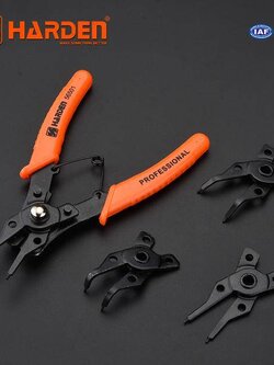 HardenChrome Vanadium Circlip Plier Set 5PCS คีม ถ่างแหวน ขนาด 4.5 นิ้ว รุ่น 560501