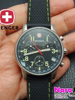 นาฬิกา Wenger รุ่น 7072X มีพรายน้ำ Swiss Made หลุดจำนำ **เรือนนี้ข้อมือ 14~20 ซม **