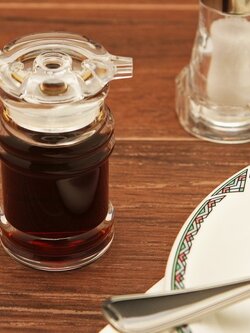 AOB-S ขวดเครื่องปรุง อคิลิคกลมใส