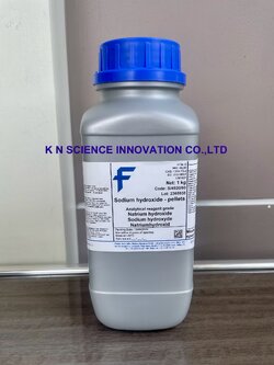Sodium hydroxide, Pellets, 98+%, CertiFied AR ,1 Kg , Fisher Chemical™ S/4920/60