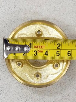 ฝาเฝืองทองเหลืองแท้ 100% วงใน LUCKY FLAME หัวเตาตู้ รุ่น HQ-214, HQ-204, AT-204, AT-244, HQ-204, LF-204, AT-402, AT-502