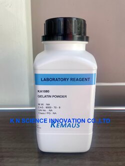 GELATINE ,500 GM Grade : LAB CAS 9000-70-8 , KemAus KA1080