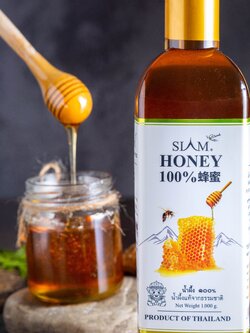 100% 纯蜂蜜，五月蜜，暹罗蜜蜂秘方蜂蜜 | SIAM BEE SECRET 100% PURE HONEY 1000 g