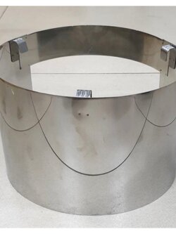 บังลมปิคนิค สำหรับใส่โครงปิคนิค ใช้กับถัง 4 กิโลกรัม เนื้อสแตนเลสไม่เป็นสนิม