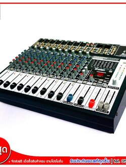 K.POWER เพาเวอร์มิกเซอร์ ขนาด 12 ช่อง รุ่น PEM 1202 BT