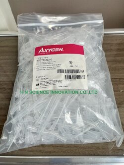 Pipette tips, 200 µL ,Beveled, Graduated, Clear, Nonsterile, Bulk Pack, 1000 Tips/Pack ยี่ห้อ Axygen TR-222-C